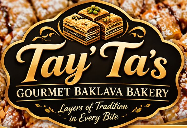 Tay' Ta's Gourmet Baklava Bakery emblem